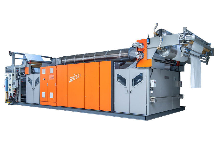 Máquina de amaciamento de ar de largura aberta SOFT100